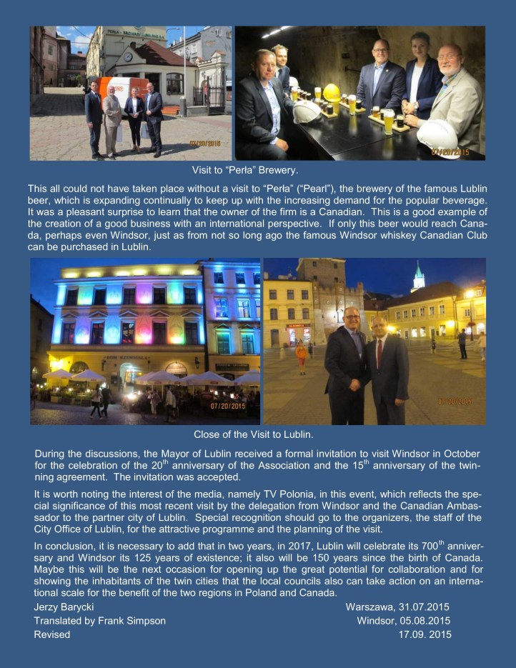 3.3 2015 Lublin Delegation Visit Windsor FINAL E4