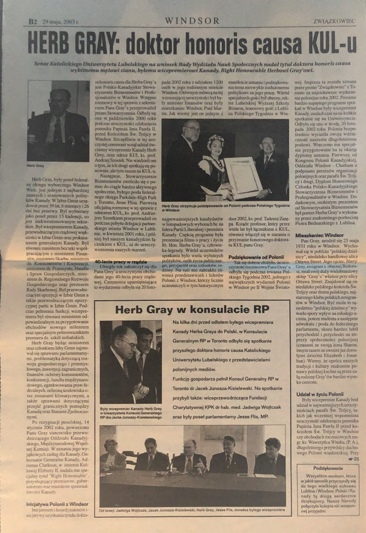 2003 Gray Dr hc KUL 1-Zwiazkowiec 29.05.2003