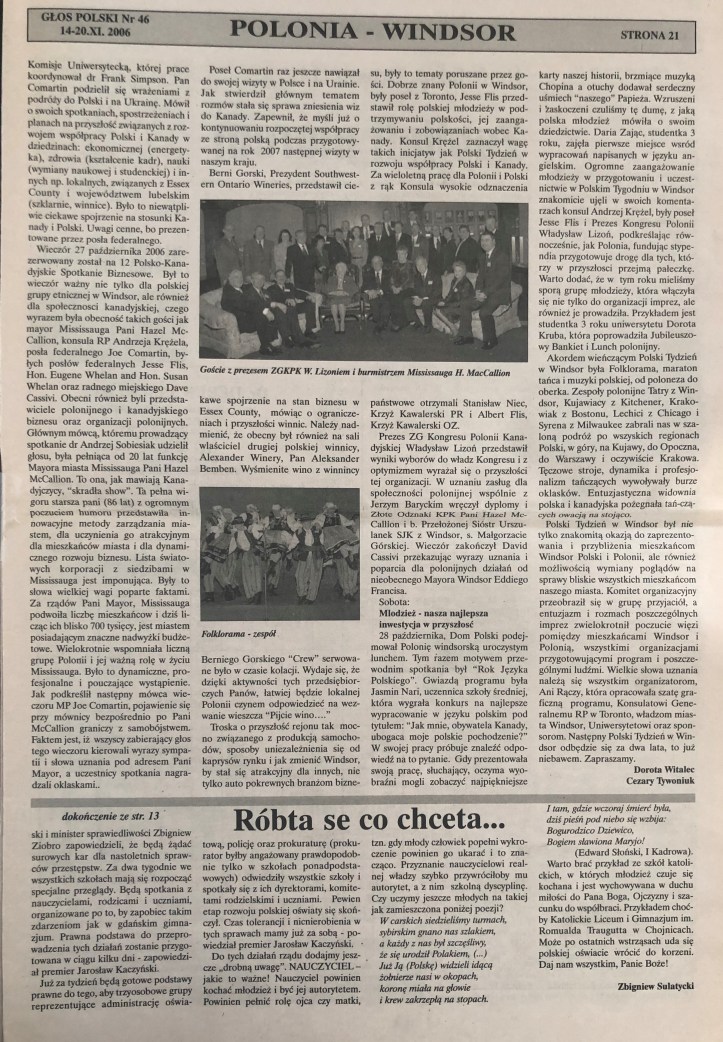 2006 Polski Tydzien 2 - Glos Polski 14-20.11.2006 (P)
