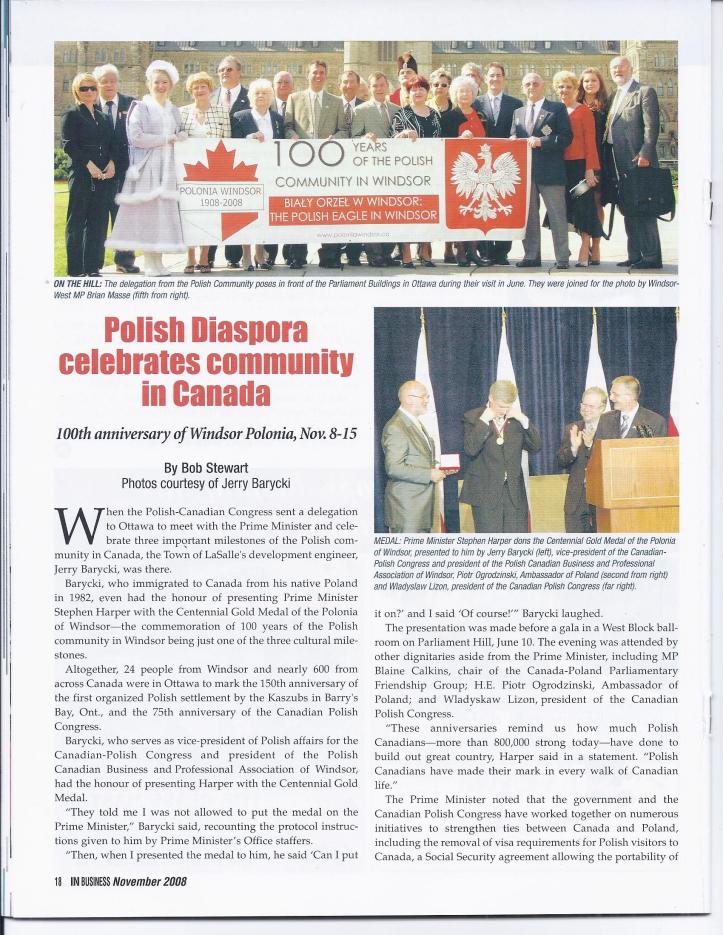 2008 Polish Diaspora celebrates community in Kanada-In Business (E)-1