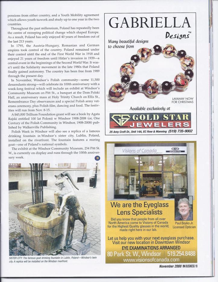 2008 Polish Diaspora celebrates community in Kanada-In Business (E)-2