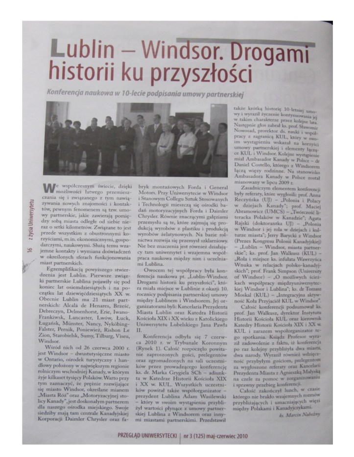 2010 Drogami historii dku Przyszlosci.KUL (P)